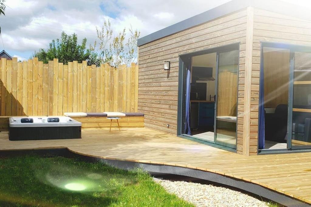 Studio De Jardin Au Calme Hennebont Exterior foto